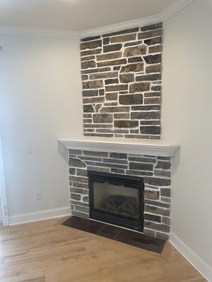 chimney-fireplace Stone fireplace